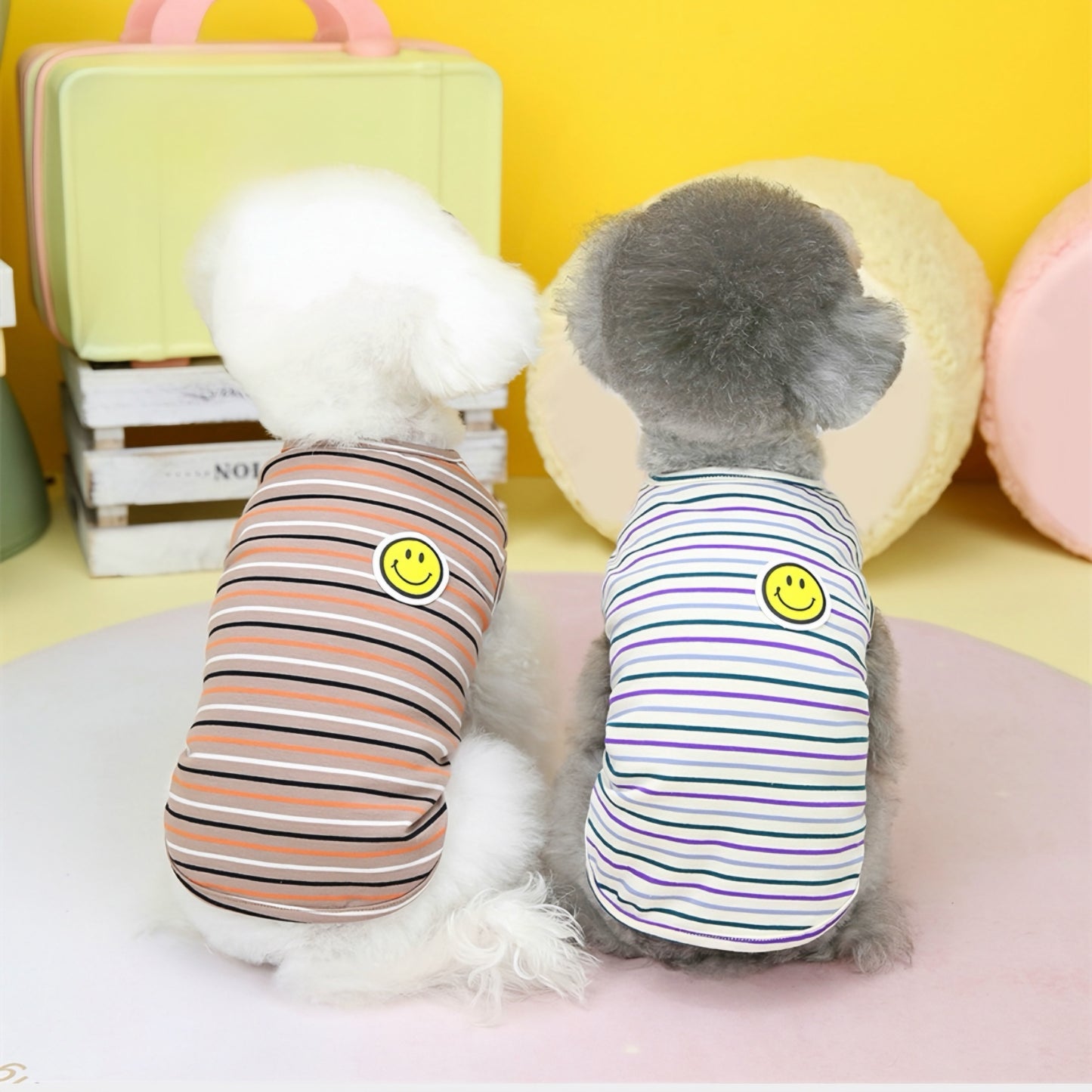 Smiley Summer Striped Tank