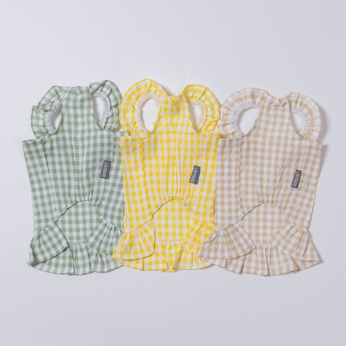 Gingham Check Frill One - piece - LIKE ME