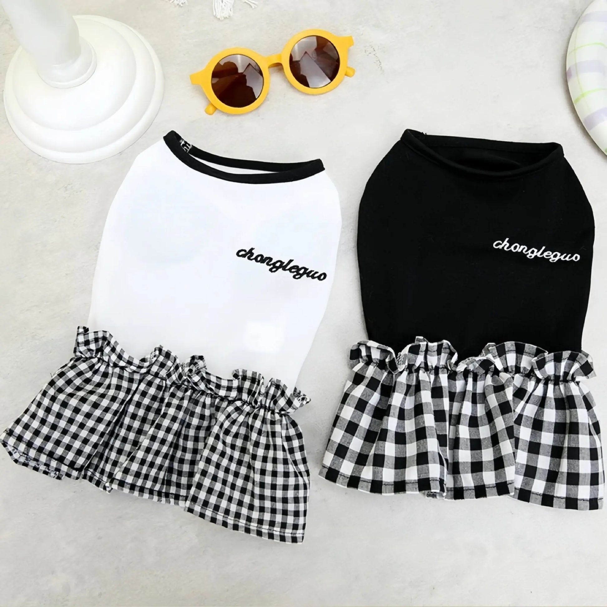 Monotone Gingham Check One - piece - LIKE ME