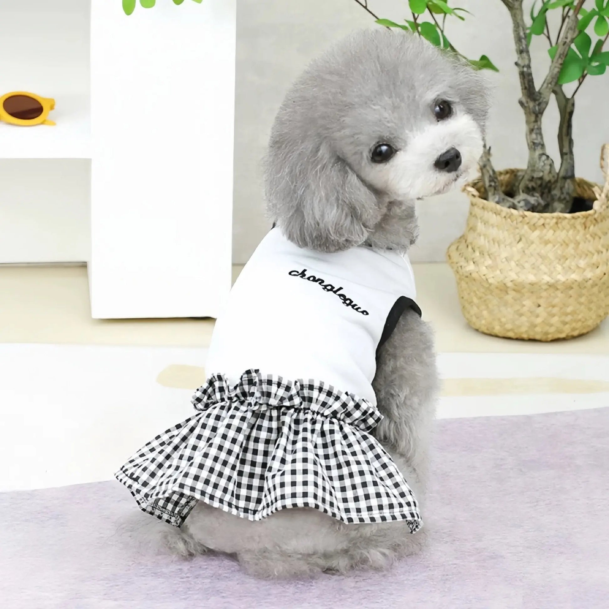 Monotone Gingham Check One - piece - LIKE ME