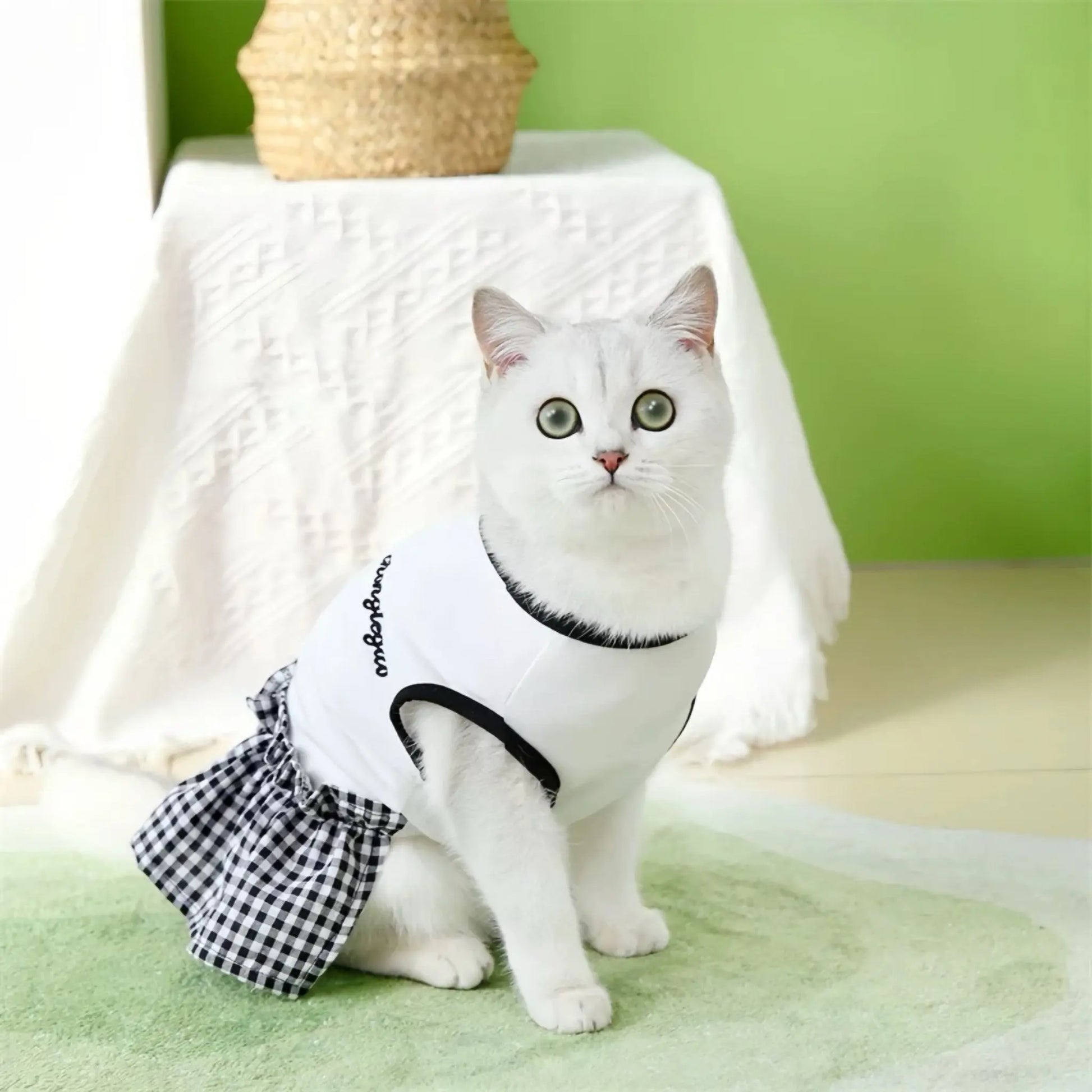 Monotone Gingham Check One - piece - LIKE ME