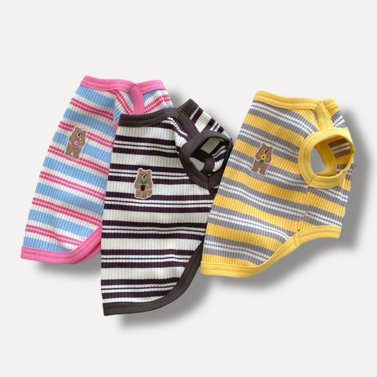 Bear Stripe Tank - LIKE ME