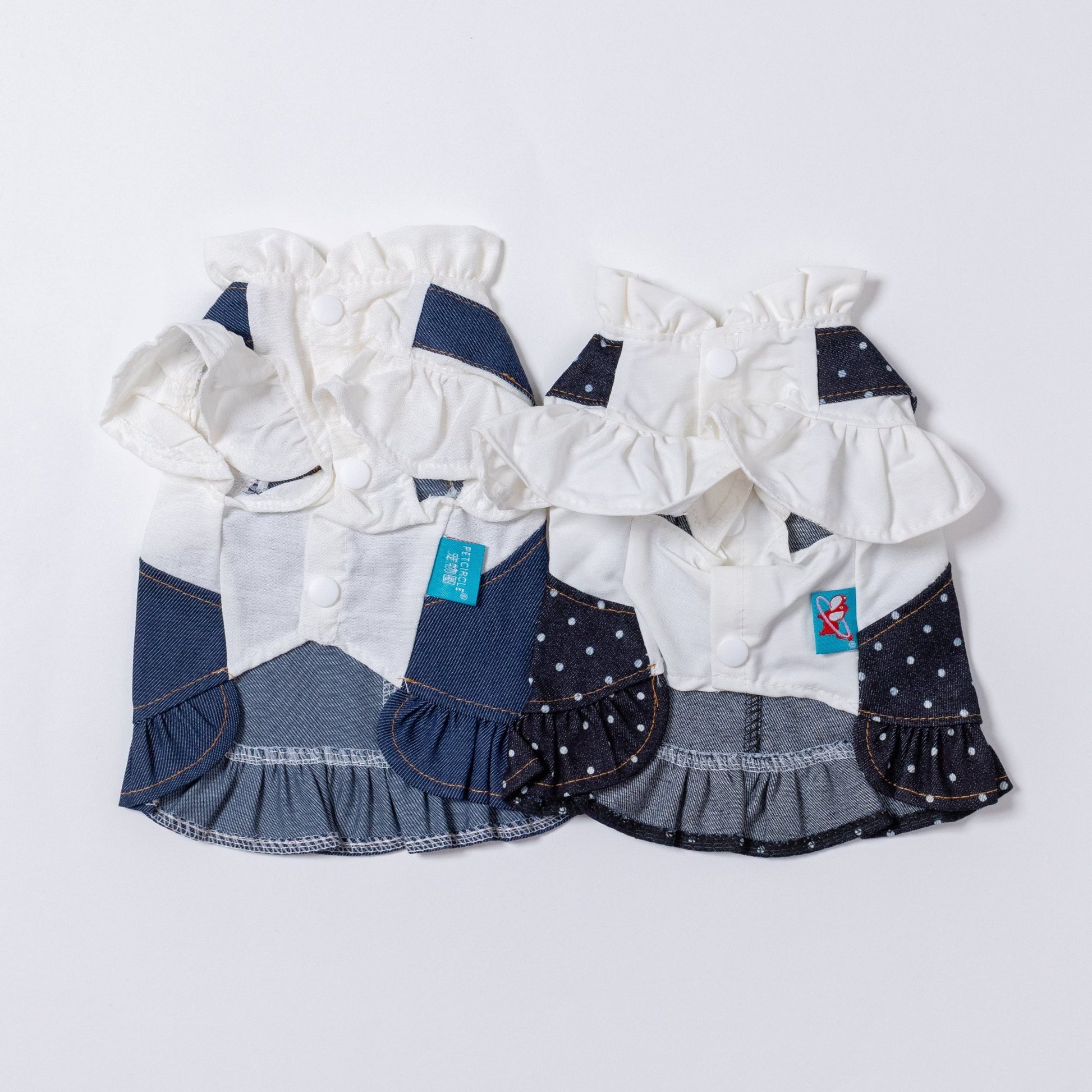 Flower Denim Dress - LIKE ME
