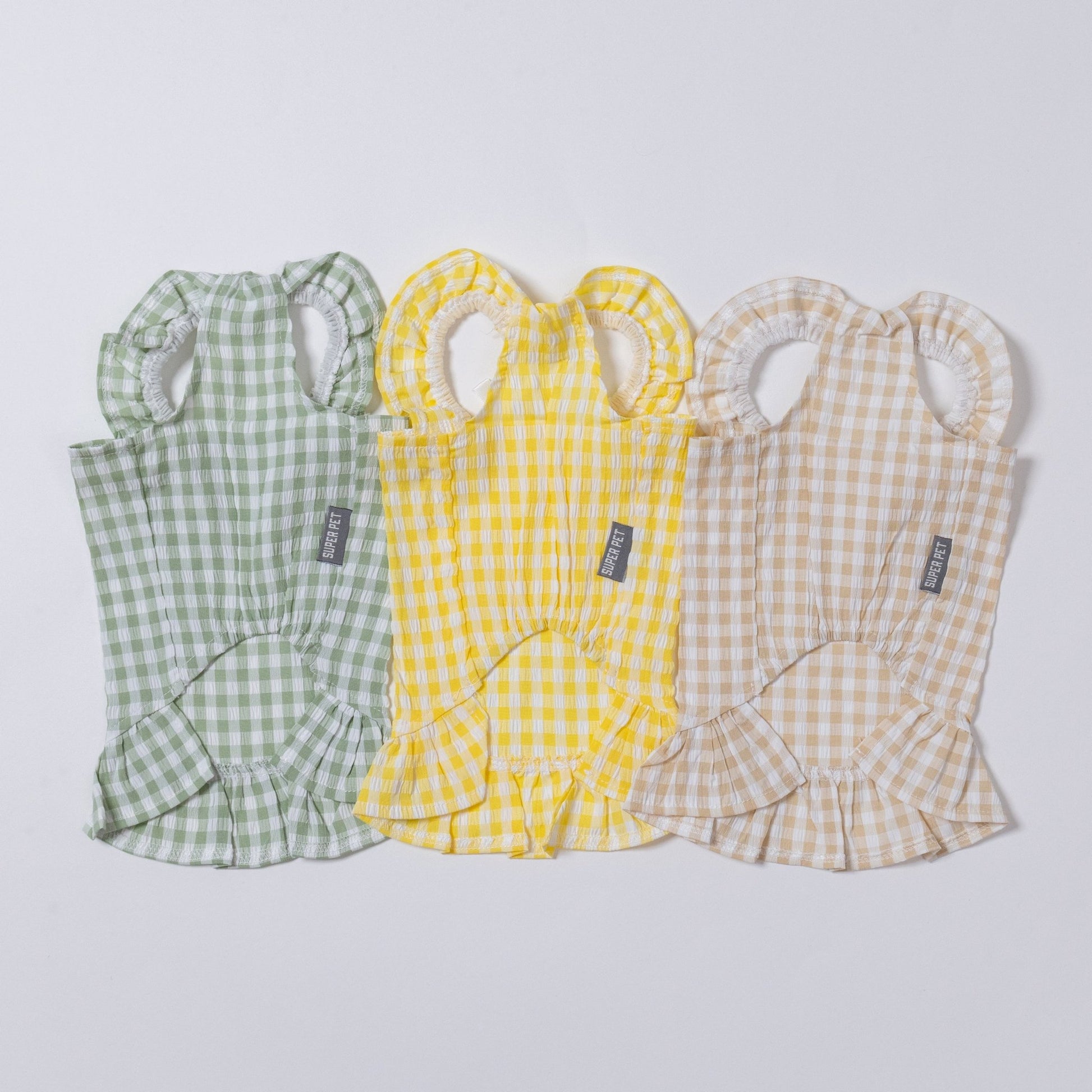 Gingham Check Frill One - piece - LIKE ME